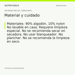 Correa de levantamiento - Material y cuidado | Nutricion24