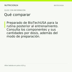 After bebida en polvo 420 g - Qué comparar | Nutricion24