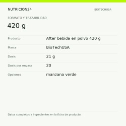 After bebida en polvo 420 g - 420 g | Nutricion24