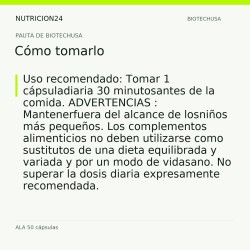 ALA 50 cápsulas - Cómo tomarlo | Nutricion24