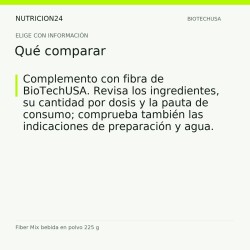 Fiber Mix bebida en polvo 225 g - Qué comparar | Nutricion24