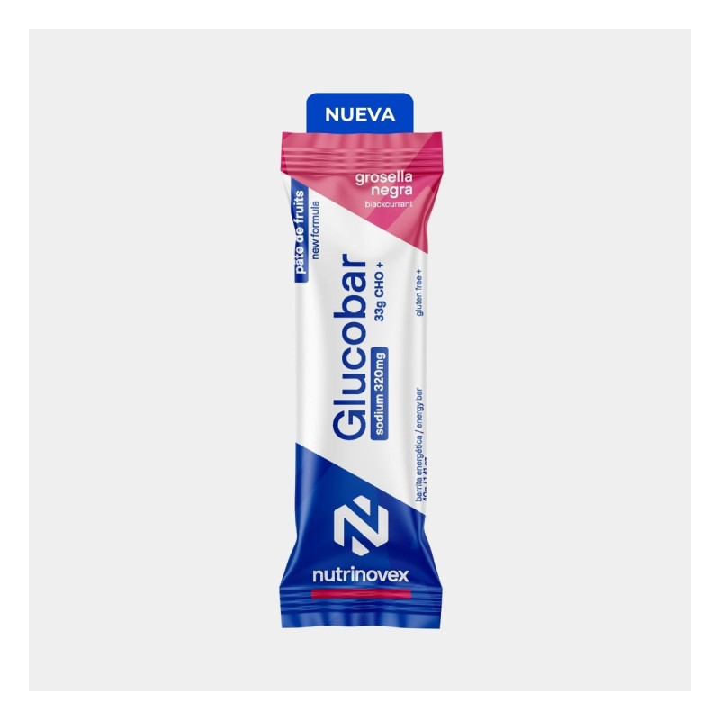 Glucobar con Sodio 40g (1 unidad) Plátano — imagen oficial Nutrinovex