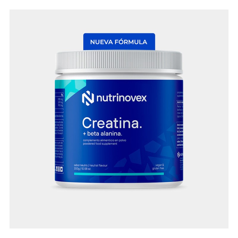 Creatina + Beta Alanina 300g Neutro — imagen oficial Nutrinovex