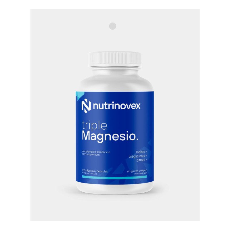 Triple Magnesio 120 cápsulas — imagen oficial Nutrinovex