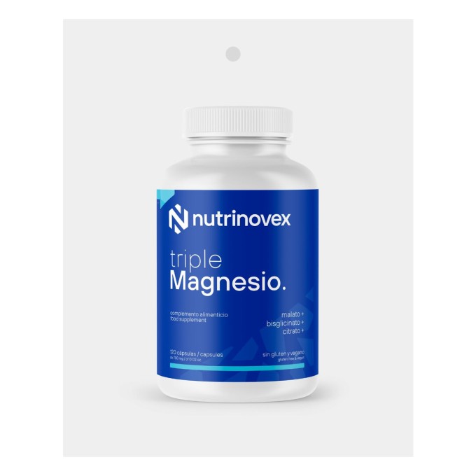 Triple Magnesio 120 cápsulas — imagen oficial Nutrinovex