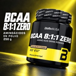BCAA 8:1:1 Zero aminoácidos en polvo 250 g - BioTechUSA - composición de producto