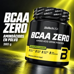 BCAA Zero aminoácidos en polvo 360 g - BioTechUSA - composición de producto