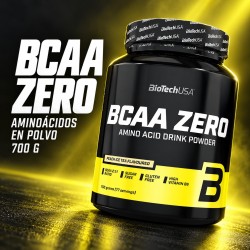 BCAA Zero aminoácidos en polvo 700 g - BioTechUSA - composición de producto