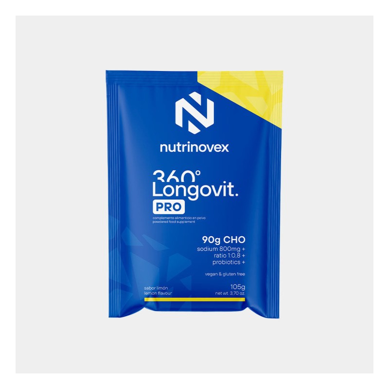 Longovit 360 Drink PRO 105g (1 unidad) Limón — imagen oficial Nutrinovex
