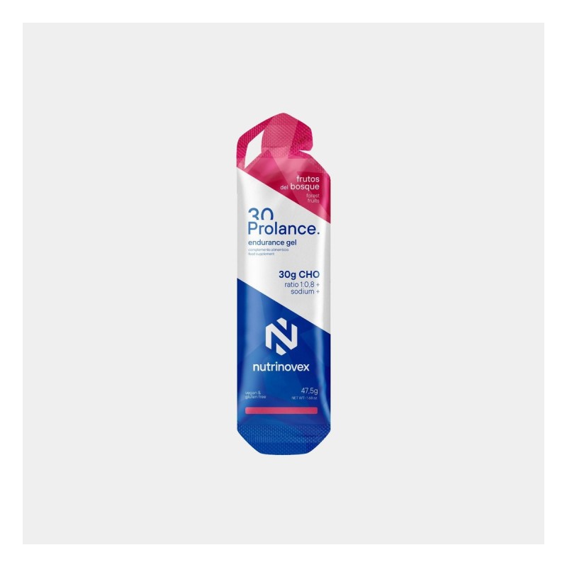 Prolance 30 CHO Gel 47,5g (1 unidad) Frutos del bosque — imagen oficial Nutrinovex