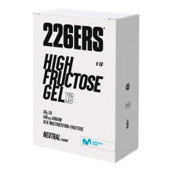 BOX 8 HIGH FRUCTOSE GEL XS 44g - Gel Energético con fructosa Neutro — imagen oficial 226ERS