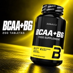 BCAA+B6 200 tabletas - BioTechUSA - composición de producto