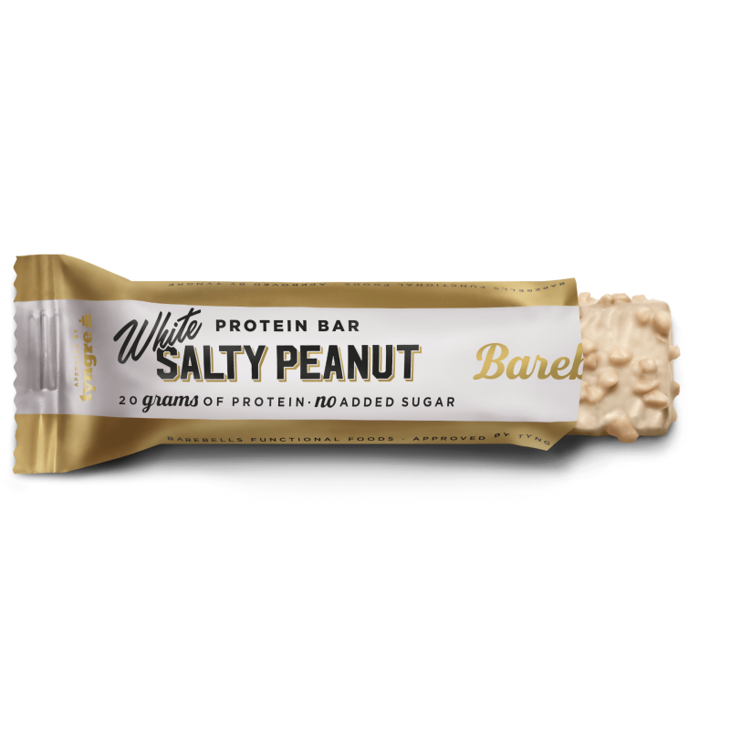 White Salty Peanut 55 g - Barebells