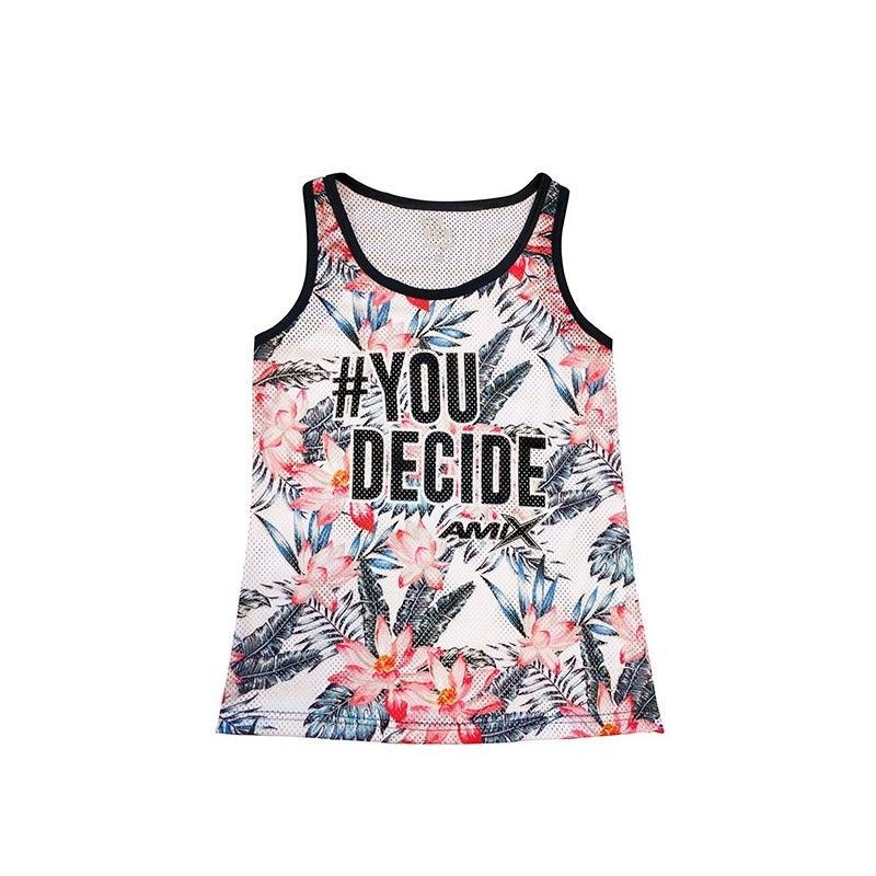 Camiseta Mujer BAsket Rosas You decided Talla XS - Amix