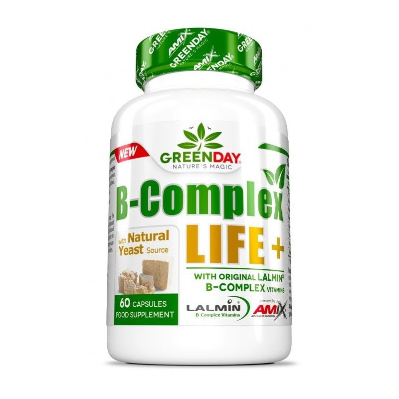 B-Complex LIFE-FORTE+ - 60 Caps - Amix GreenDay Series