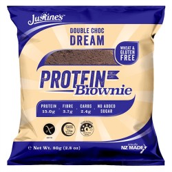 Brownie Protein 1 x 80grs -  Justines Quamtrx