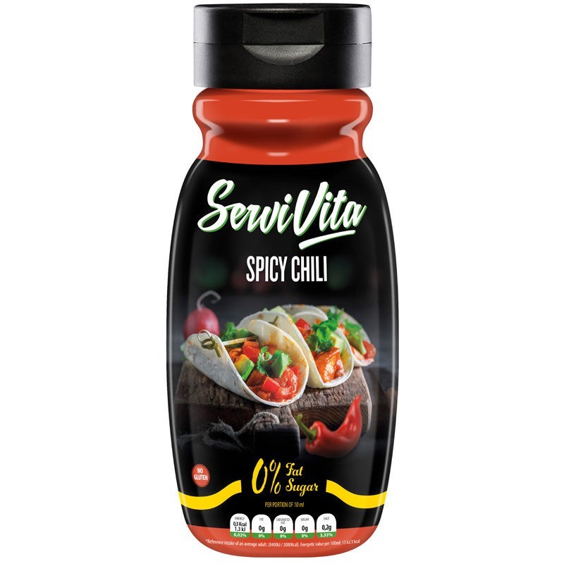 Salsa Zero Salsa Picante 320 ml - Servivita Amix