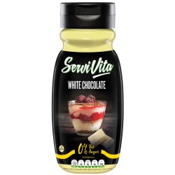 Salsa Zero Chocolate Blanco 320 ml - Servivita Amix