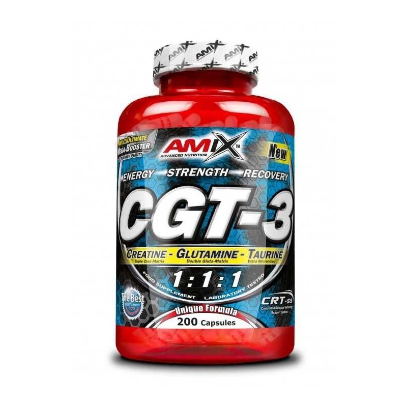 CGT -3 - Amix - Combinación Creatina Glutamina Taurina
