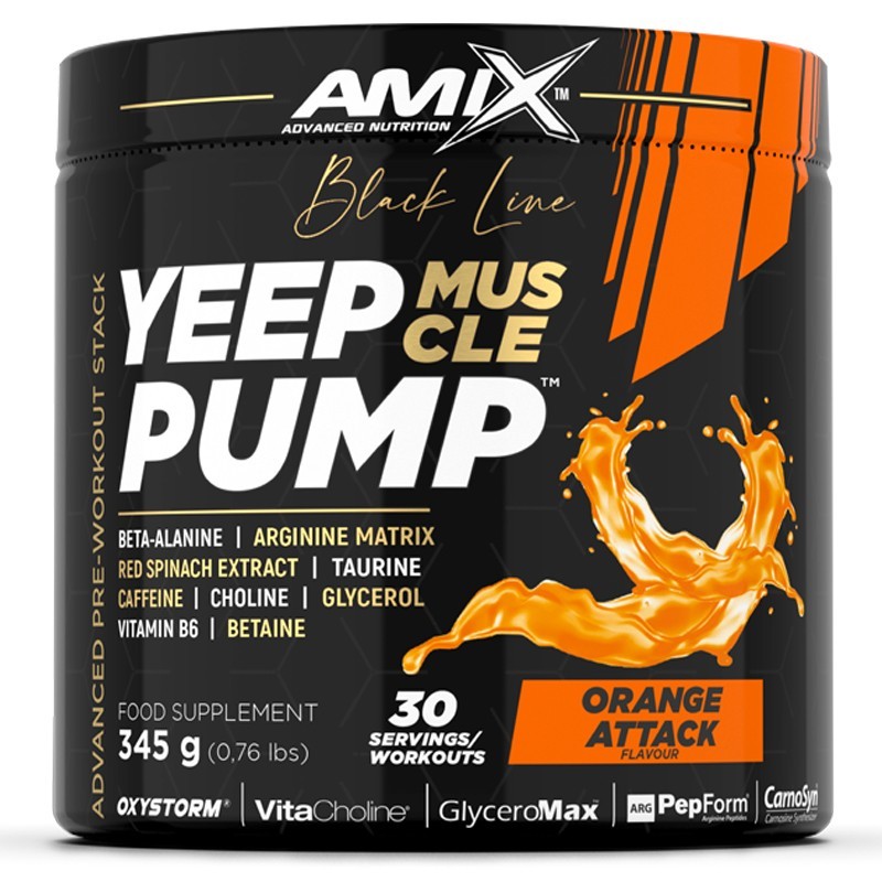 Yeep Pump Cafeína 345 Grs- Amix Black Line