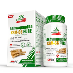 Ashwagandha KSM-66 Pure 60 Vcaps - GreenDay Amix