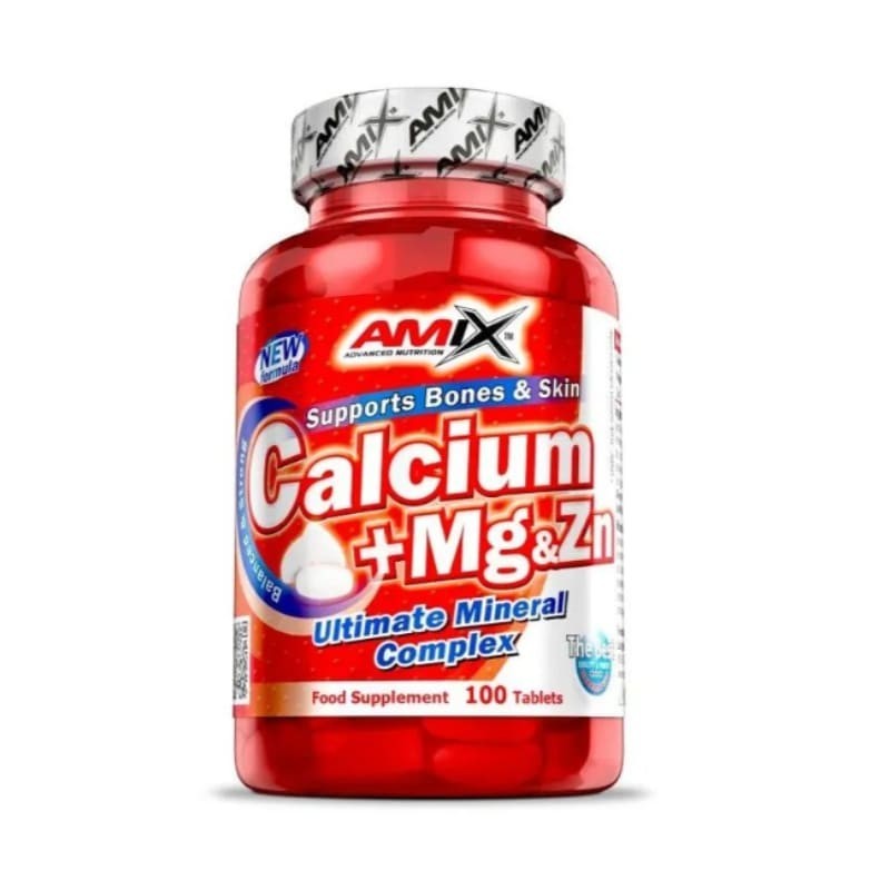 Calcium + Magnesium & Zinc 100 Tabletas - Amix