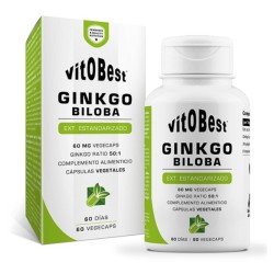 Ginkgo Biloba 60 caps - VitOBest. ¡Envíos Gratis!