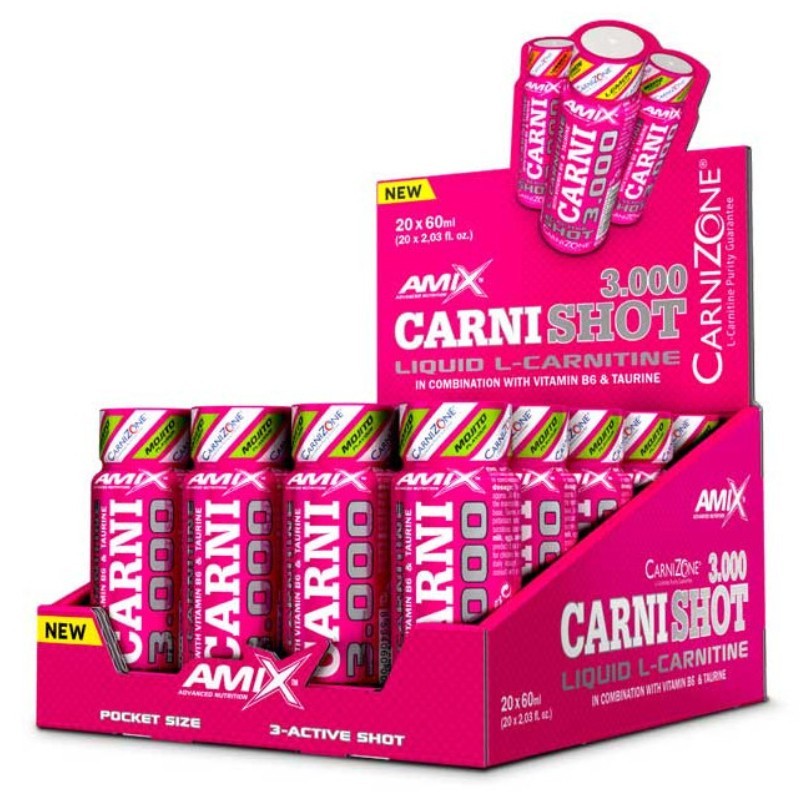 Carnishot 3000 viales 20 x 60 ml - Amix ¡¡Envío Gratis!!