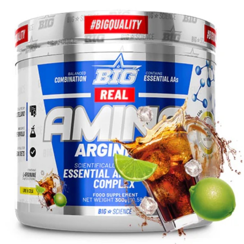 Real Amino Arginine 300 grs - Big Science - Frete grátis!
