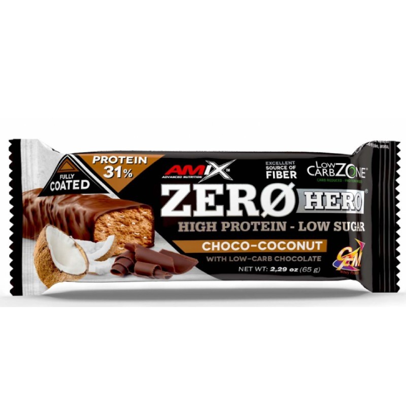 ZeroHero 31% Protein Bar 1x65 gr. - Amix ¡Cómpralo ya!