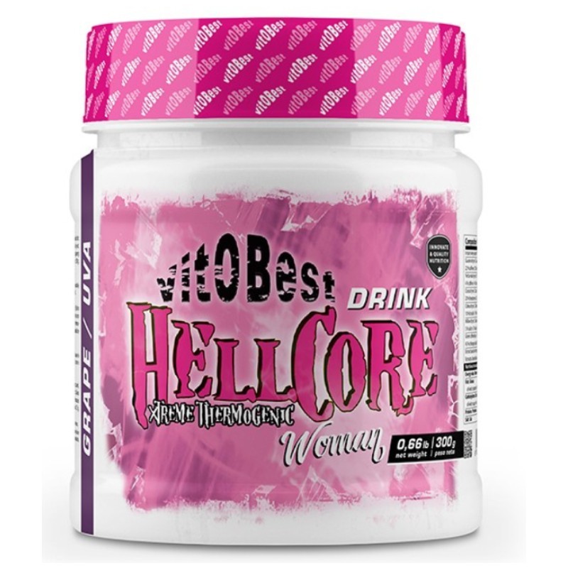 Hellcore Drink Mujer Thermogenic 300g - Vitobest Frete grátis!