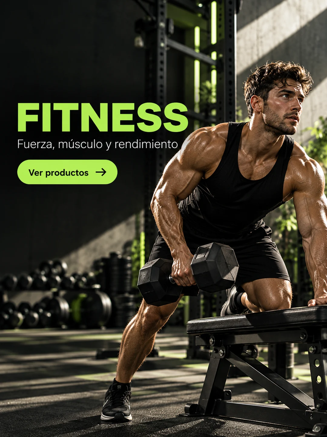 Fitness: fuerza, músculo y rendimiento. Ver productos